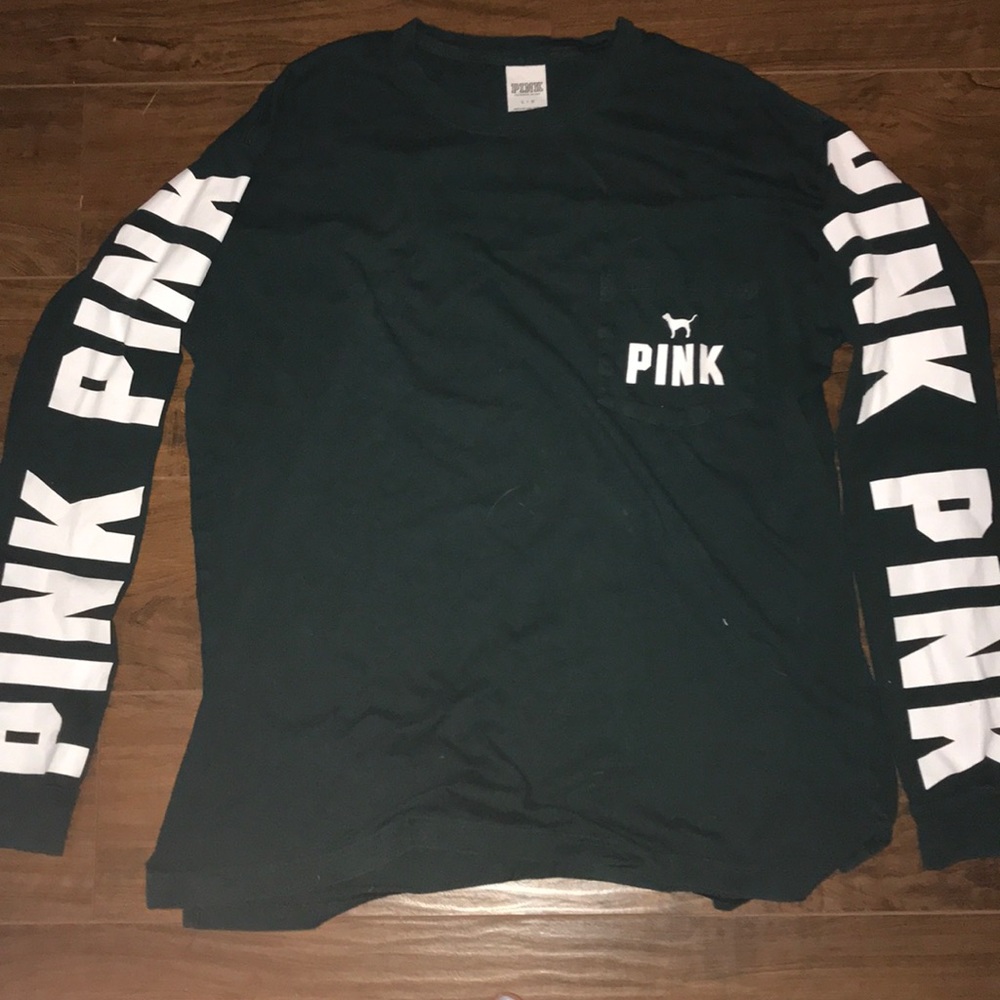 vs pink long sleeve shirt
